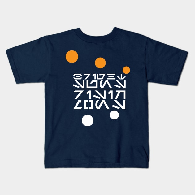 Bright Suns, Rising Moons - Galaxy's Edge Inspired Kids T-Shirt by Here With The Ears